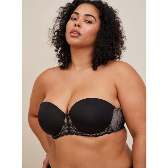 torrid Other - New Torrid Women Plus Size 44DDD Bra Lace Underwire Strapless Bra Strap Included